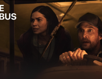 Matthew McConaughey and America Ferrera in The Lost Bus